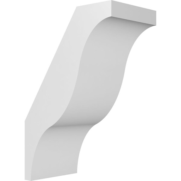 Ekena Millwork 5-in. W x 8-in. D x 12-in. H Funston Architectural Grade PVC Knee Brace BRCP05X08X12FST - main